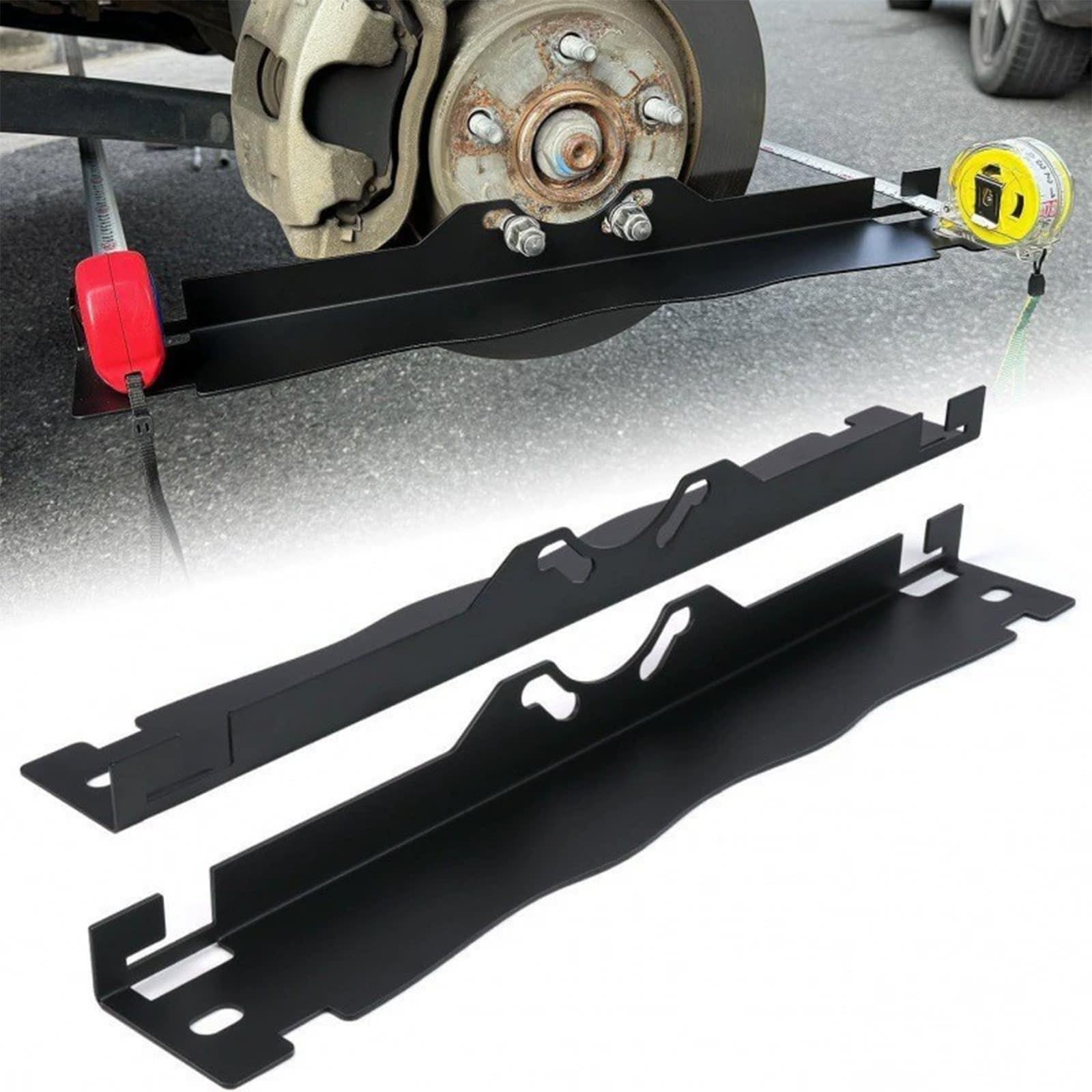 Wheel Alignment Tool with 2 Tape Measures for Cars & SUVs – Rust-Proof Steel, Ca