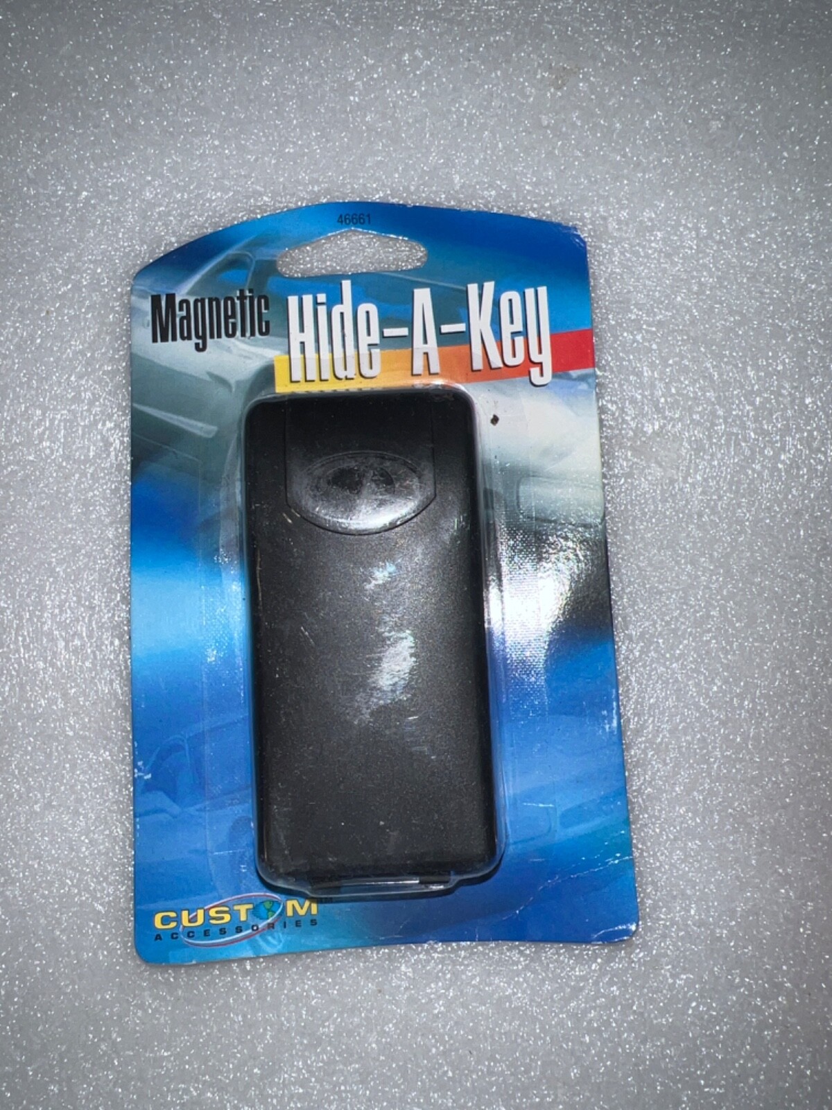 Black Magnetic Key Holder Hide a Key Security Case Box for House-Car-Bike Keys