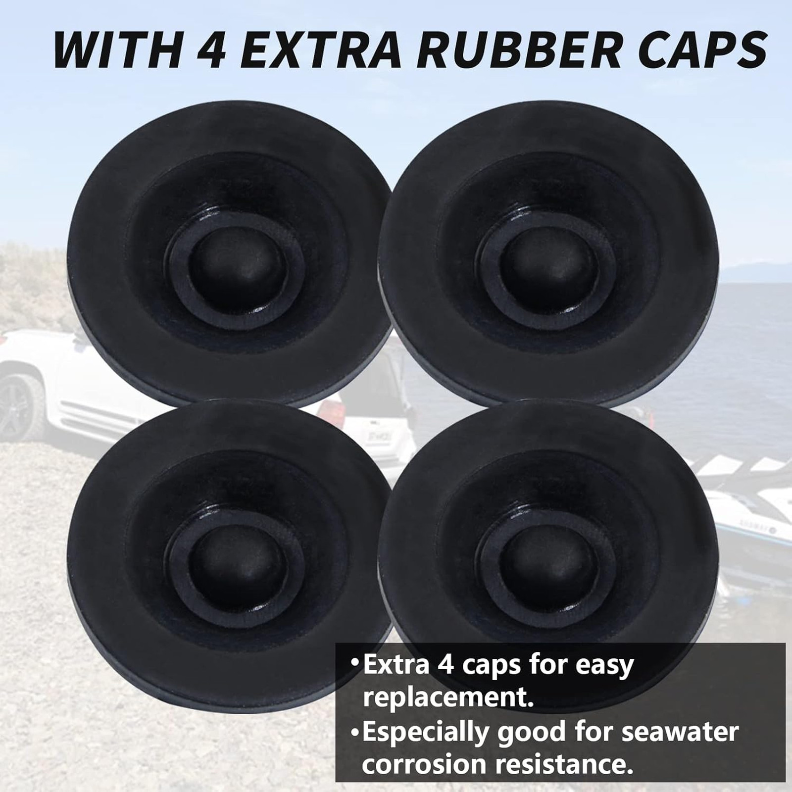 Trailer Hub Cap 1.98 Inch Dust Cover for 2000 to 3500 Pound Axles, Steel, Grease