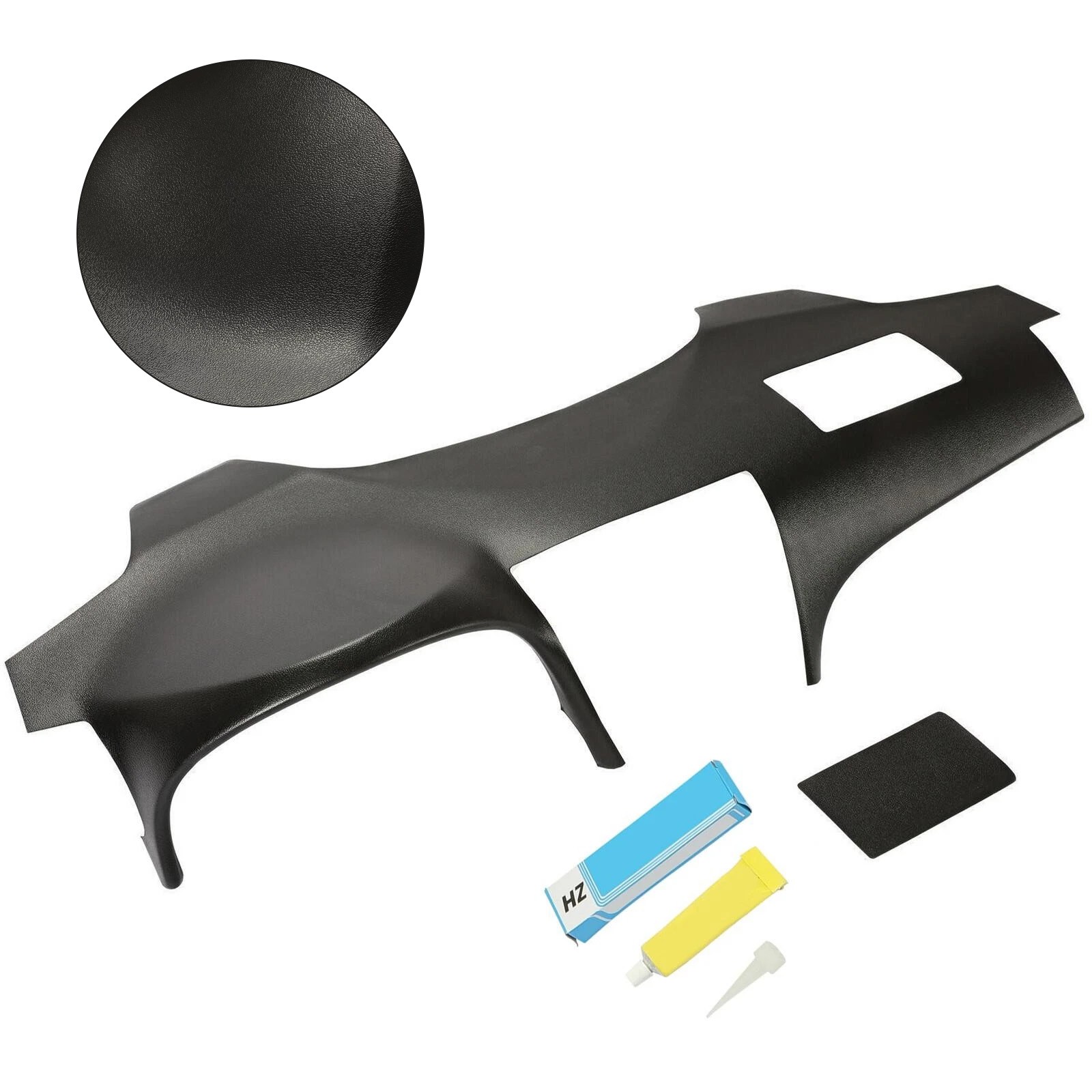 For Toyota Camry 2007-2011 Black Dashboard Pad Dash Cover Cap ABS