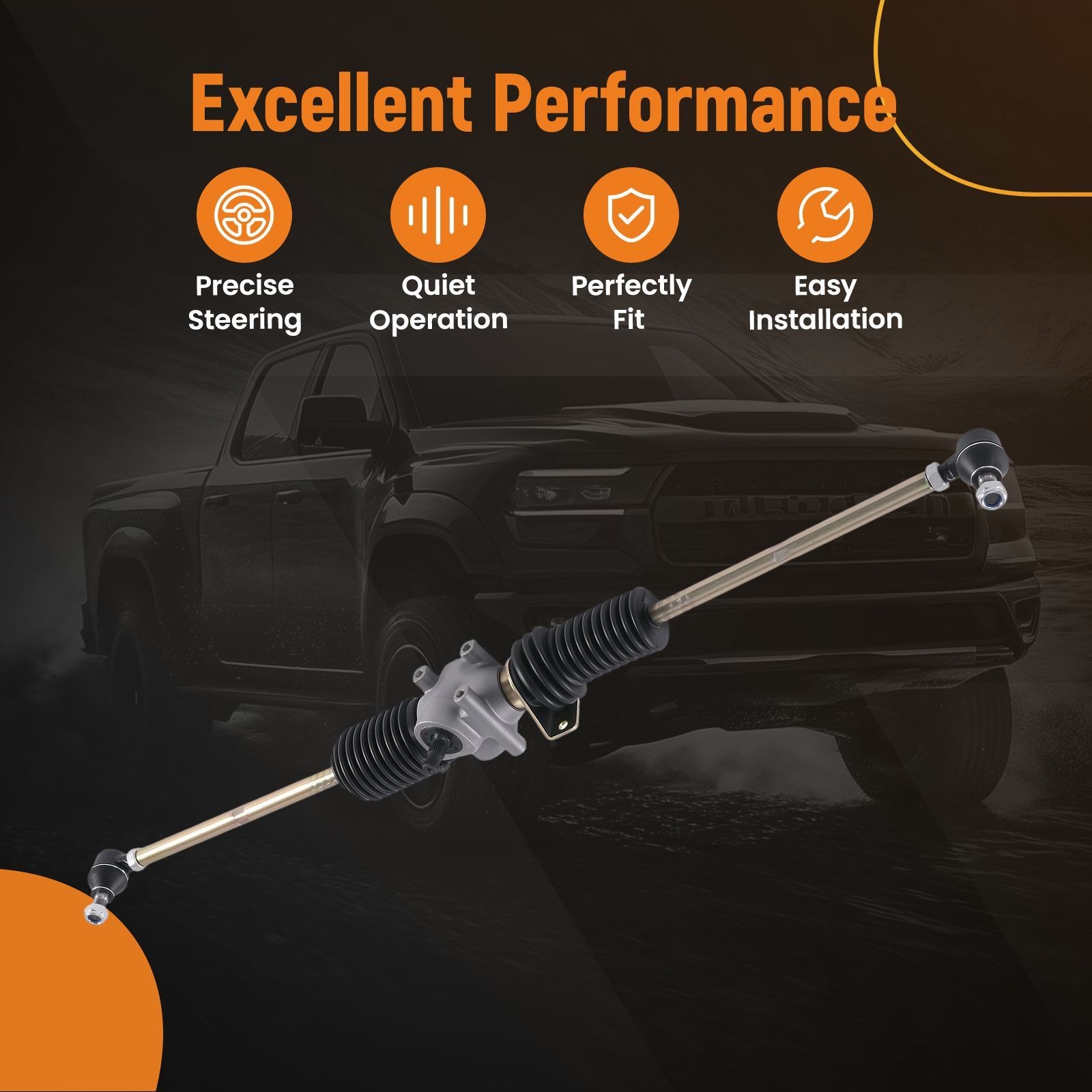 Steering Rack and Pinion for John Deere Gator HPX 4X2 4X4 Diesel Gas AM135374