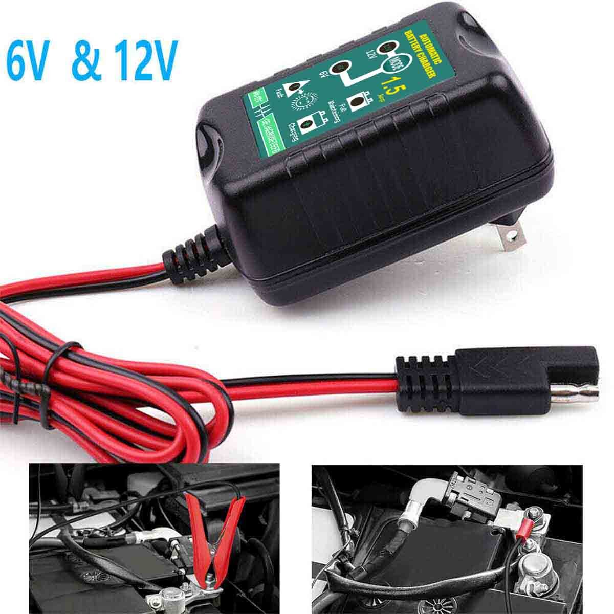 AGM GEL Battery Charger Maintainer Trickle for Harley Davidson Motorcycle Car