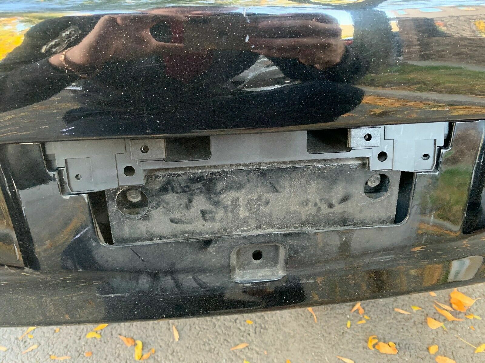 Rear License Plate Mount Bracket for INFINITI Q60 Q40 G25 G35/37 Coupe Sedan New