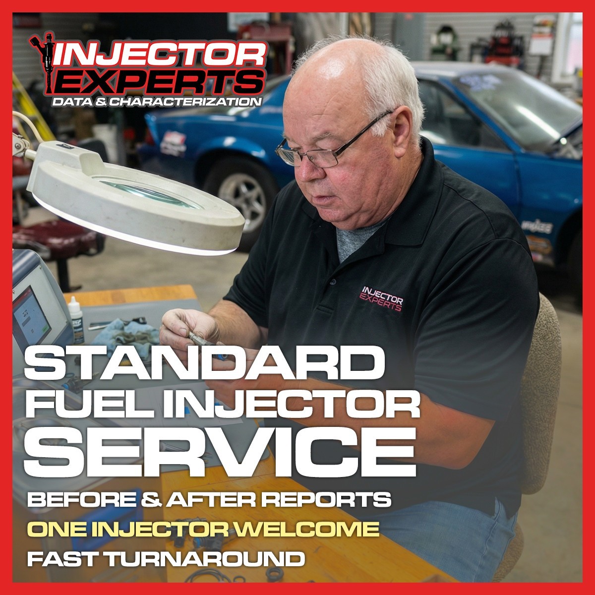 Standard Fuel Injector Cleaning Service Test Match Flow Testing Ultrasonic