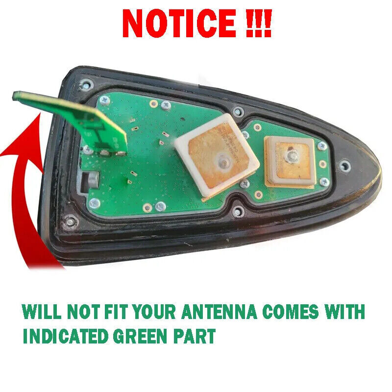 For Kia Optima 2013-2016 2015 Black Fin Antenna Cover Signal Radio AM /FM Aerial