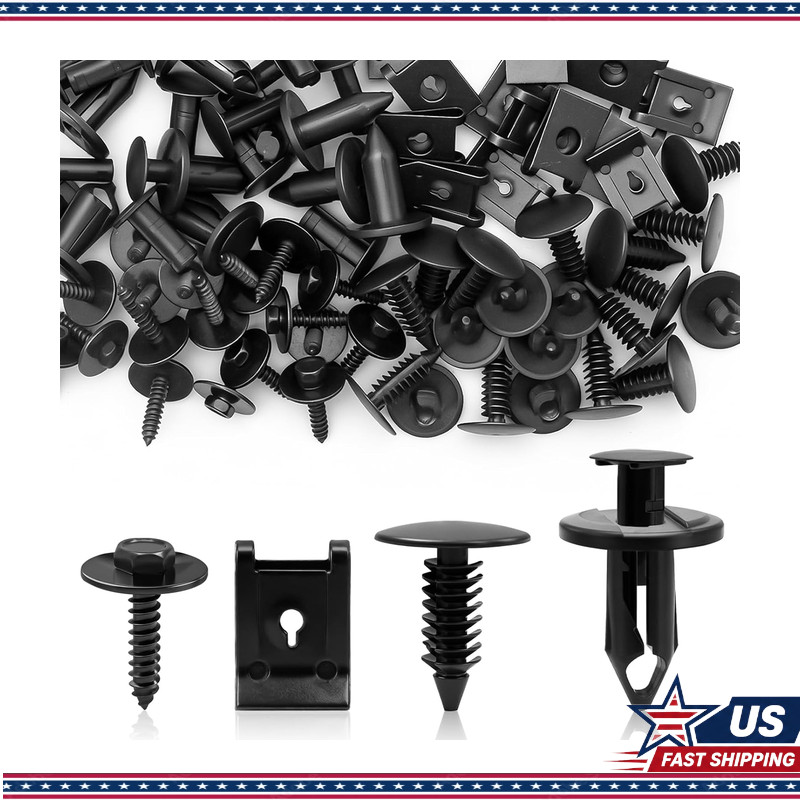 M4.2 Universal Fender Liner Screws and U-Nut Kit Chevy Ford Buick Chrysler