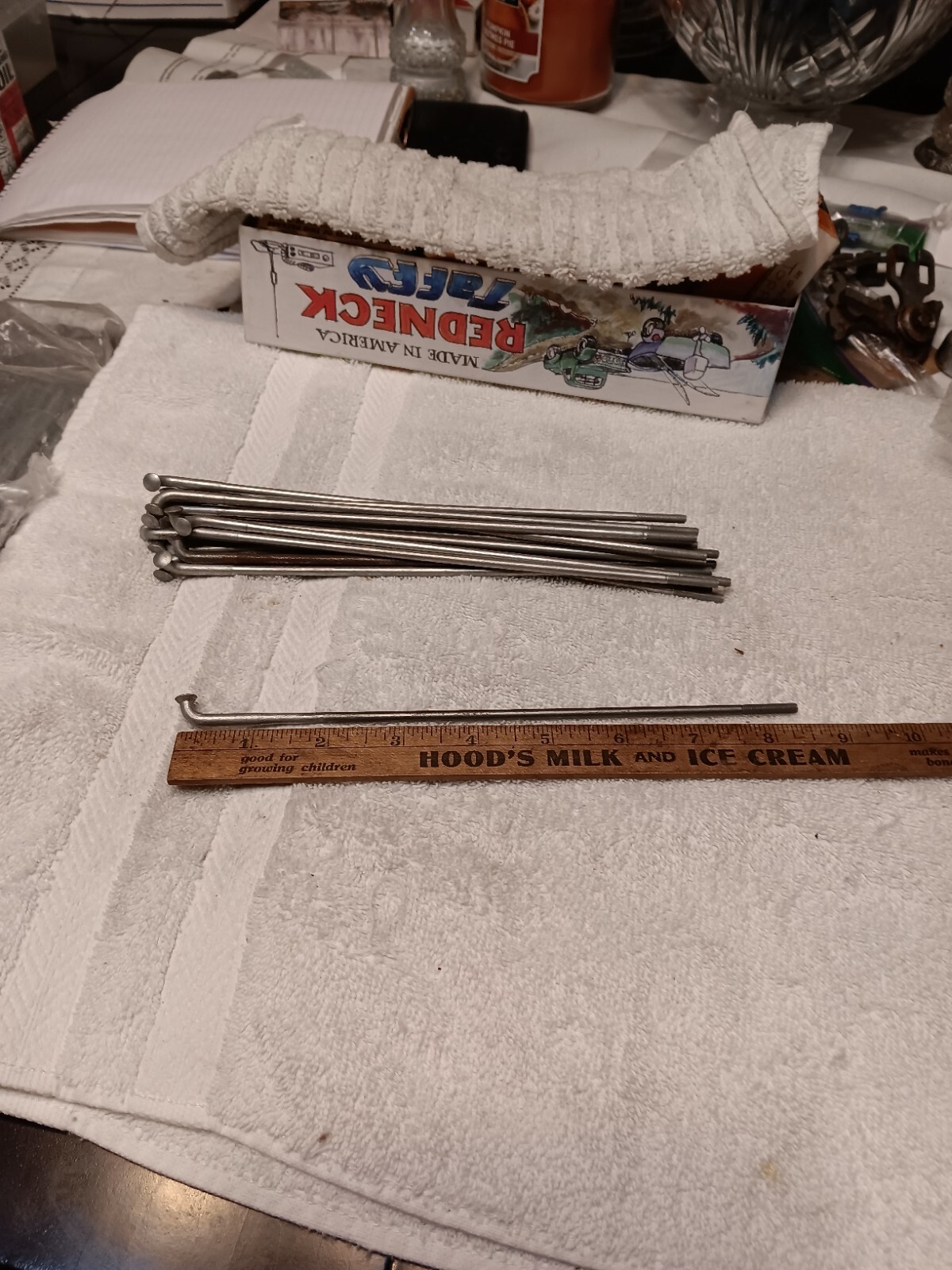 Harley Davidson hummer spokes 20 Total..8.5″ Long