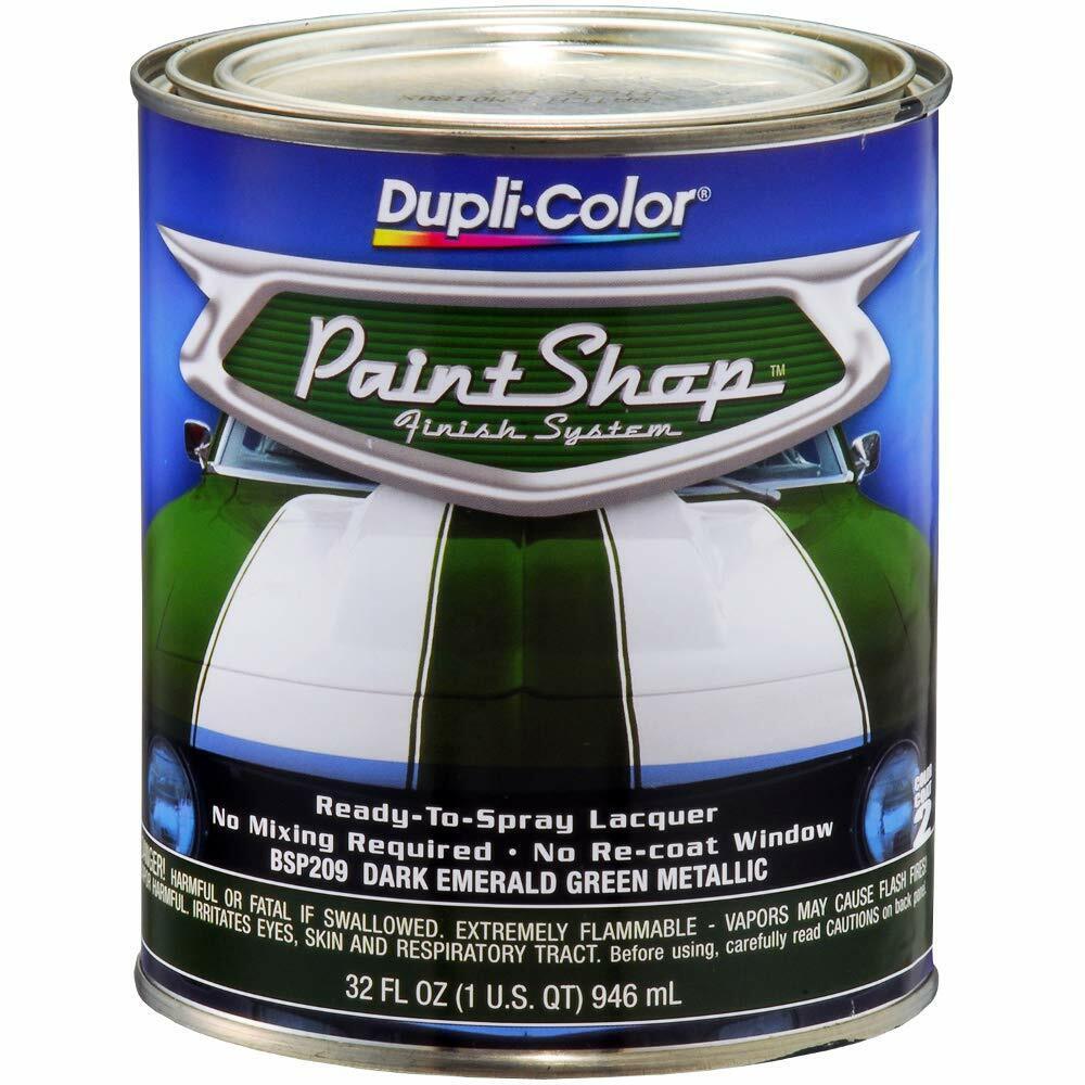 Dupli-Color BSP209 Dark Emerald Green Metallic Painthop Finish System – 32 oz.