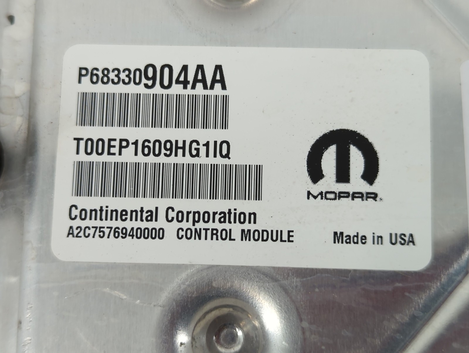 2018-2019 Dodge Challenger Engine Control Computer Ecu Pcm Ecm Pcu Oem H1BPA