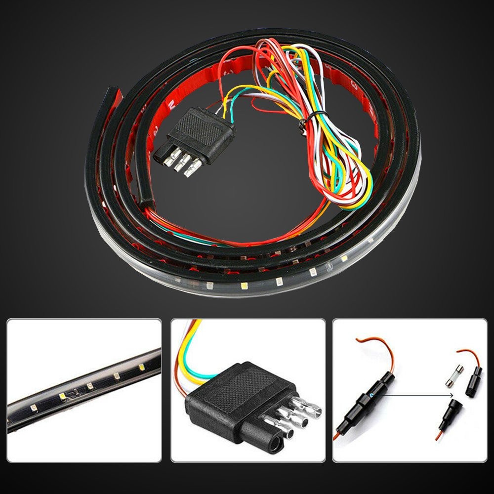 60″ LED STRIP TAILGATE LIGHT BAR REVERSE SIGNAL BRAKE FOR CHEVY FORD DODGE TRUCK