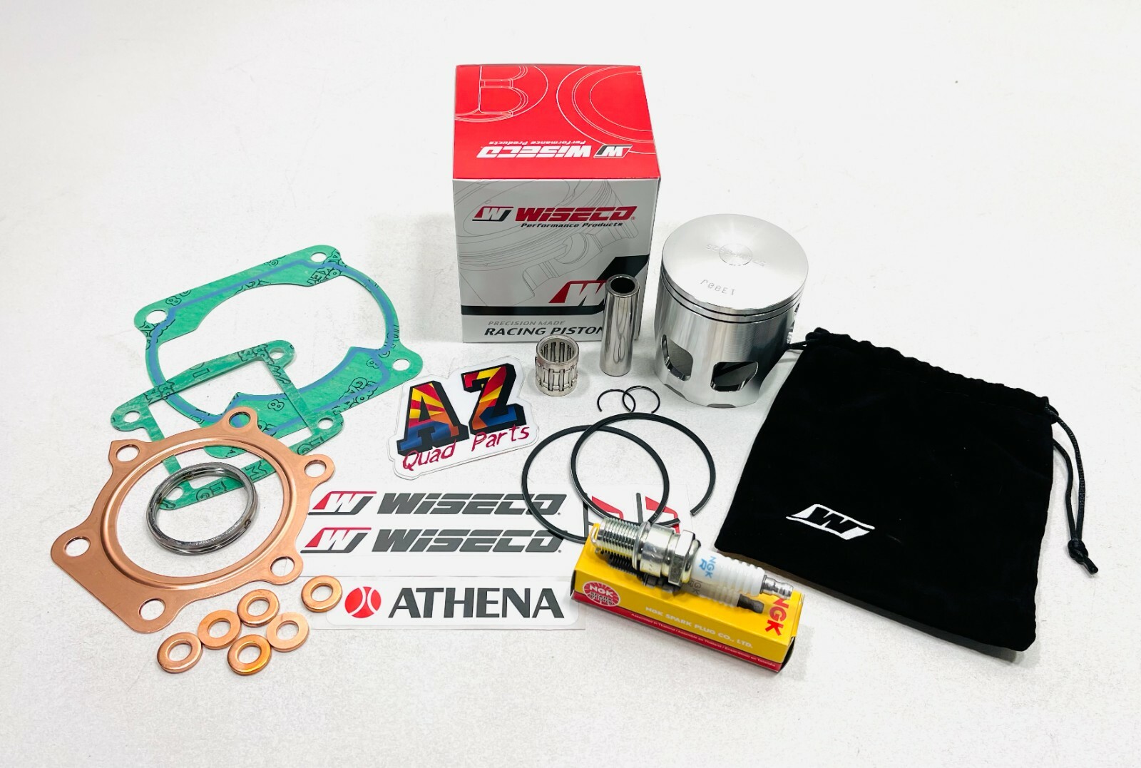 Yamaha Blaster 200 68mm 68 mm Wiseco Pro Piston Athena Gaskets Kit Bearing NGK
