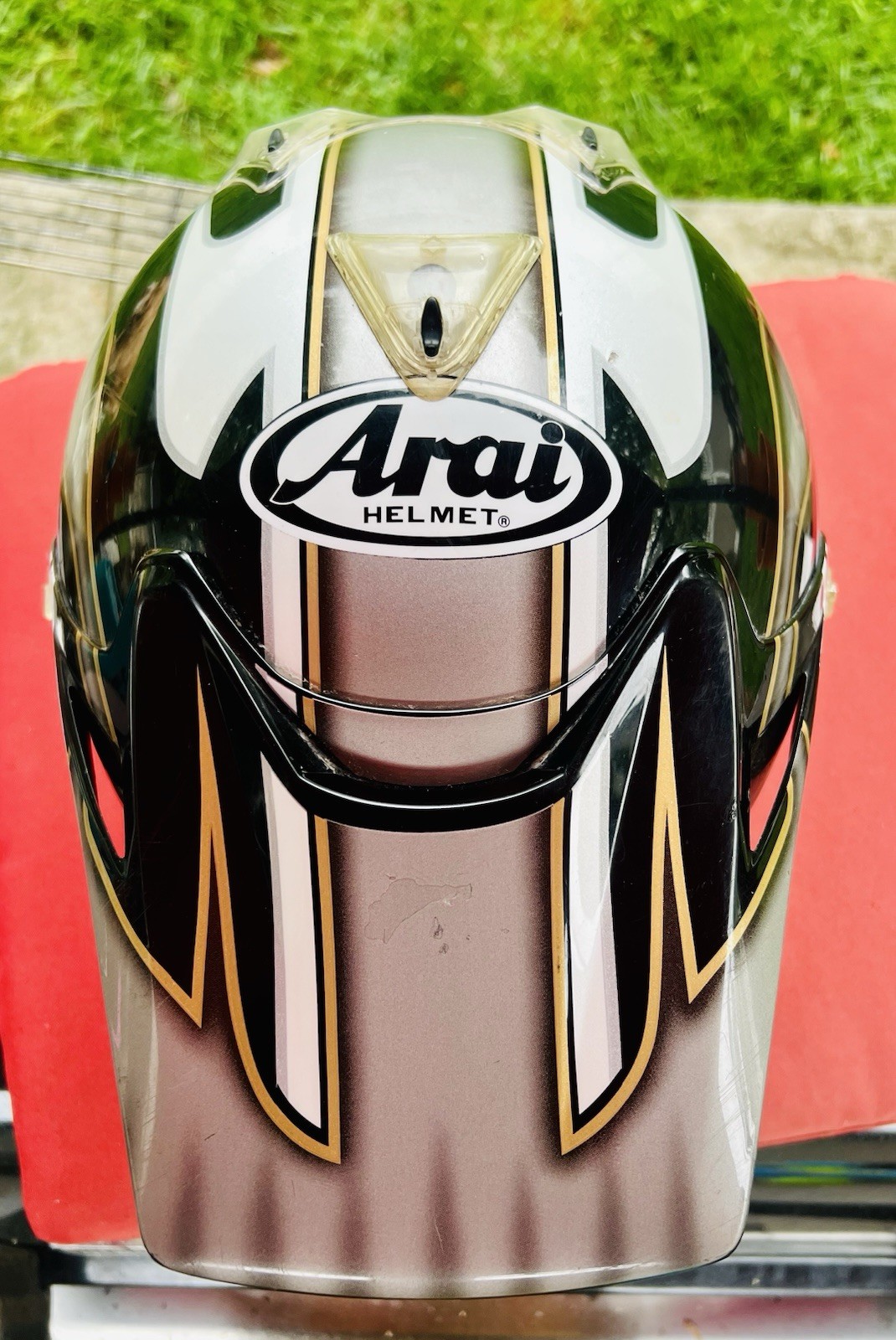 Vintage 2001 Arai VX-Pro/Victory Paint/Full Face Helmet/Tribal/Size Large