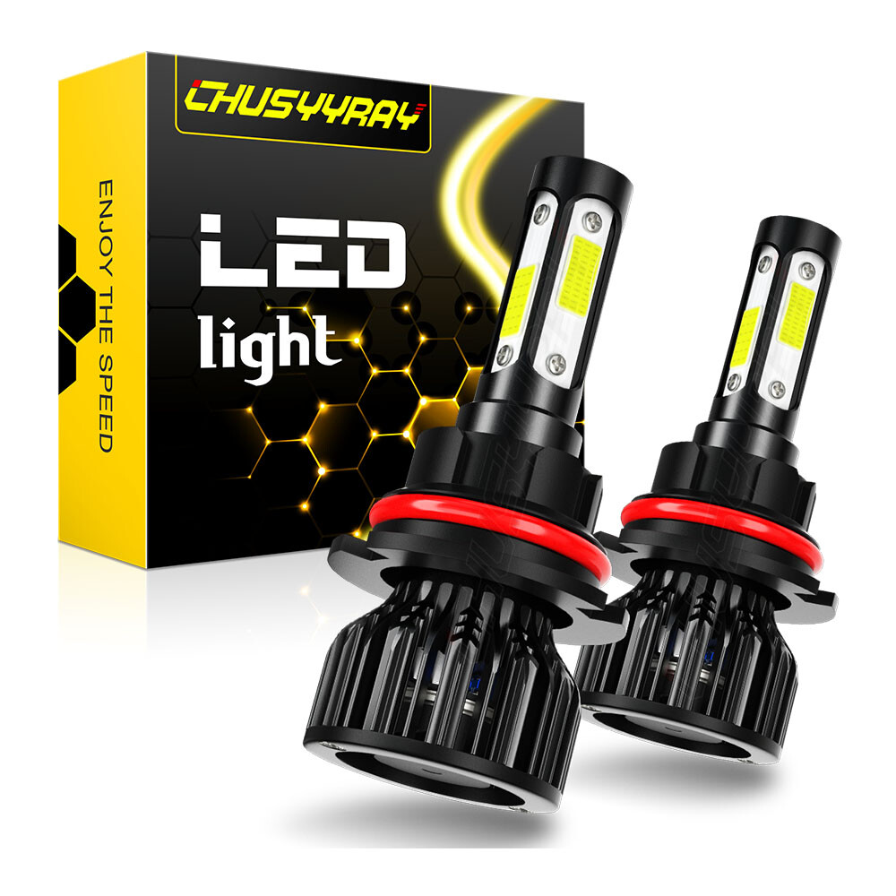 For Suzuki SX4 2007-2013 2Side LED Headlight High Low Beam Bulbs 2x 6000k white