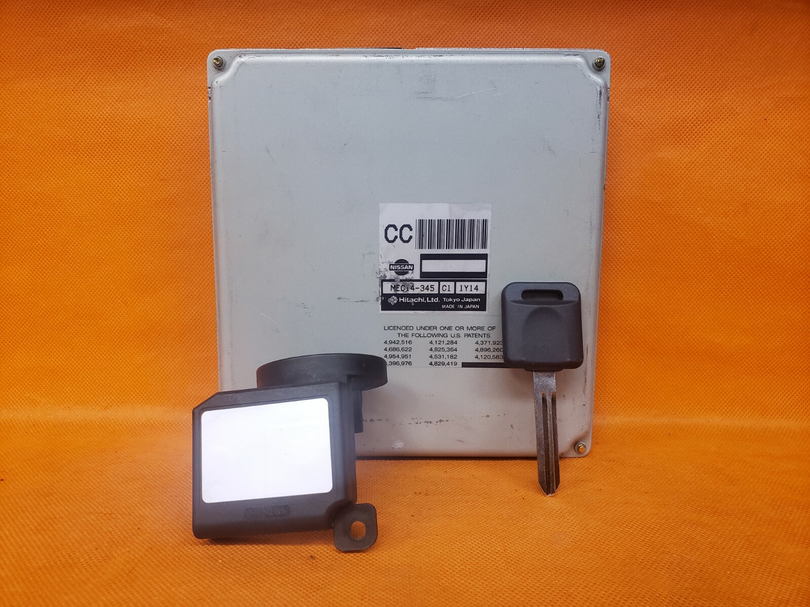 REBUILT PROGRAMMED KEY 02 NISSAN PATHFINDER QX4 ECM ECU PCM MODULE MEC14-345 CC