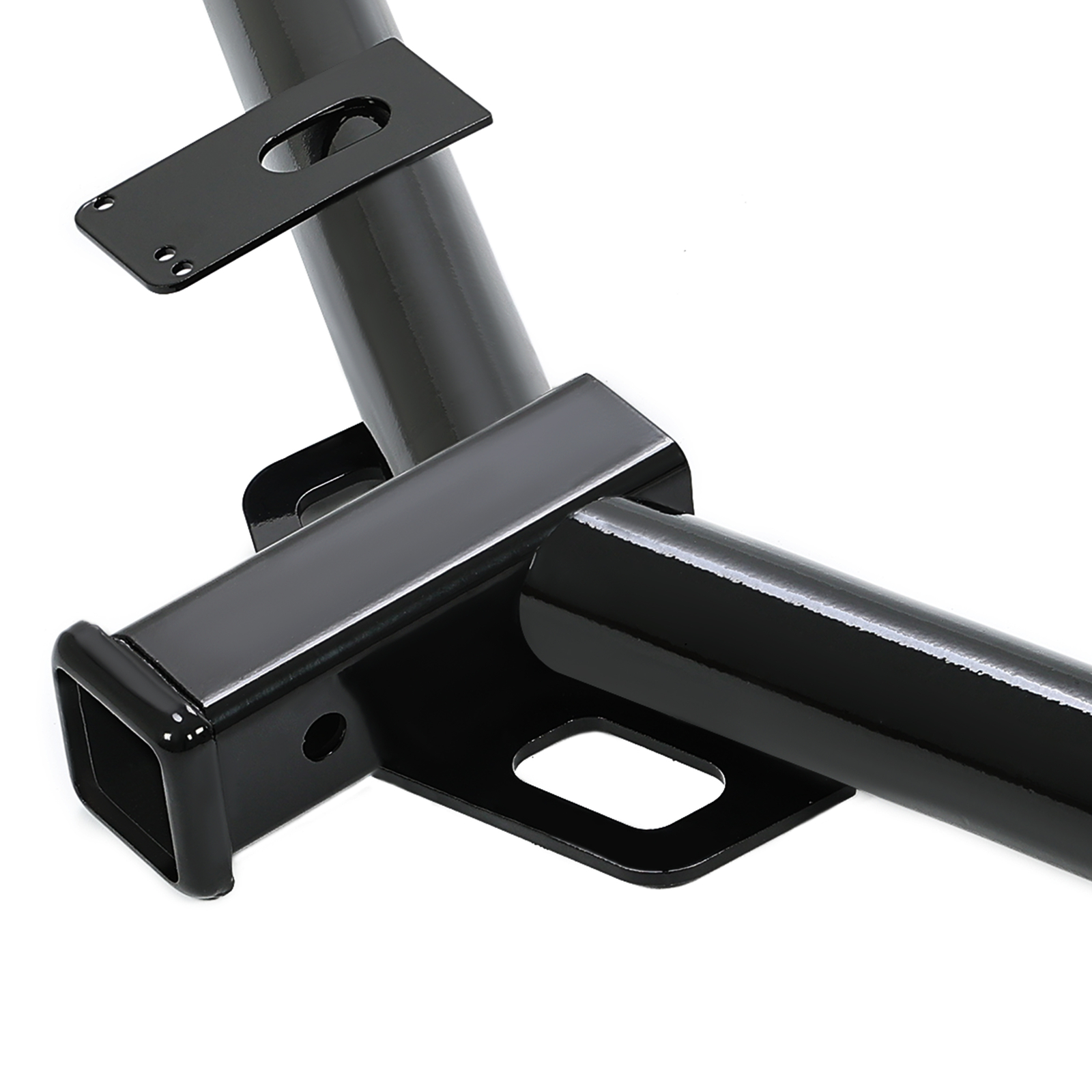 Class 3 Trailer Hitch Receiver Bumper Tow 2″ Black For Toyota RAV4 2006-2018