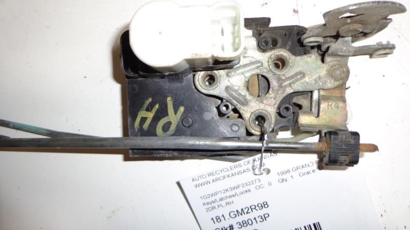 1998 GRAND PRI Keys/Latches/Locks 363473
