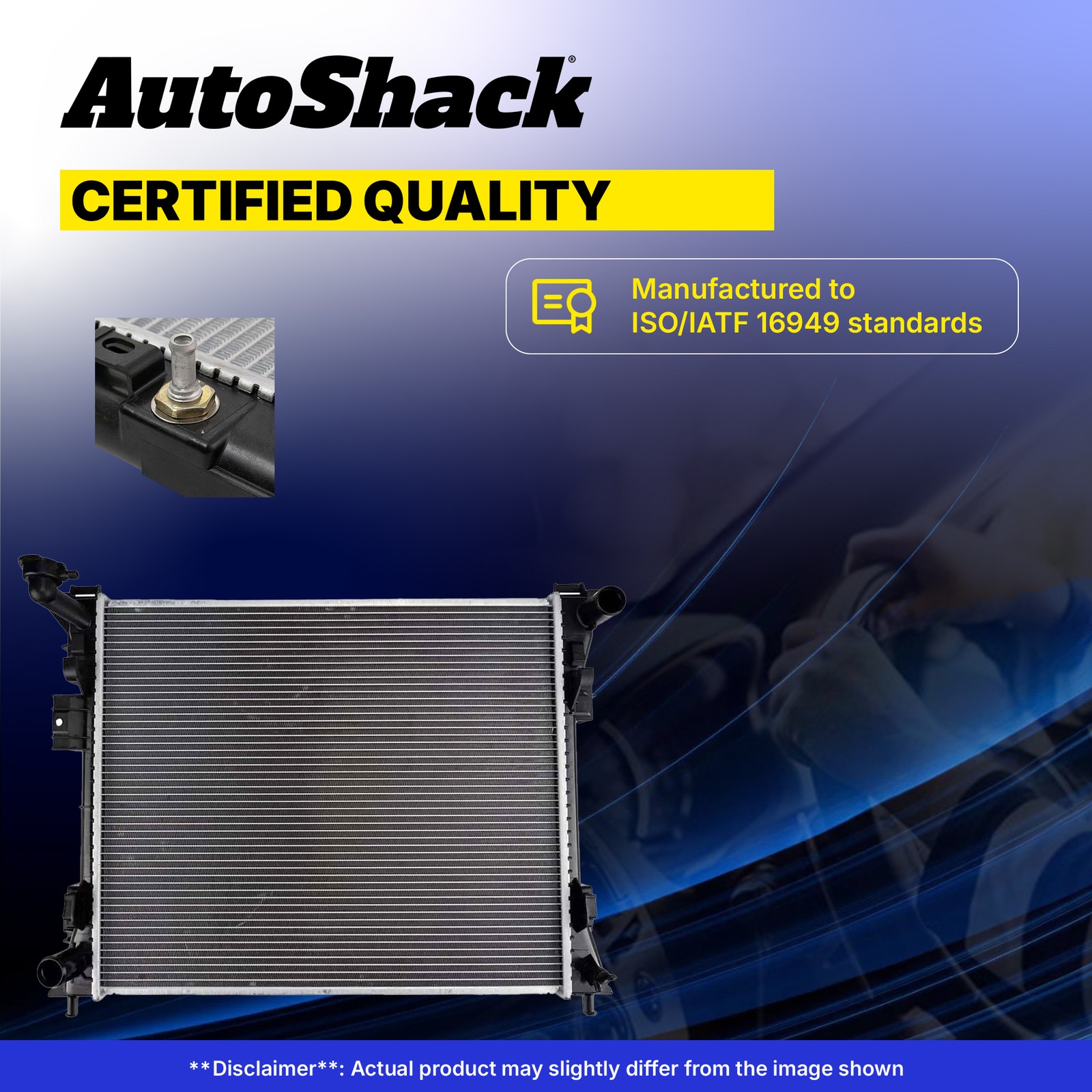 Radiator for 1999 2000 2001 2002 2003 2004 Land Rover Discovery 4.0L 4.6L V8