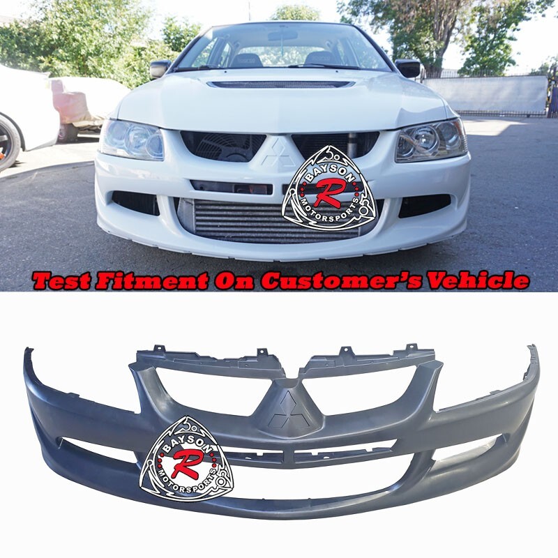 Fits 03-05 Mitsubishi EVO 8 OE Style Front Bumper Cover (PP)