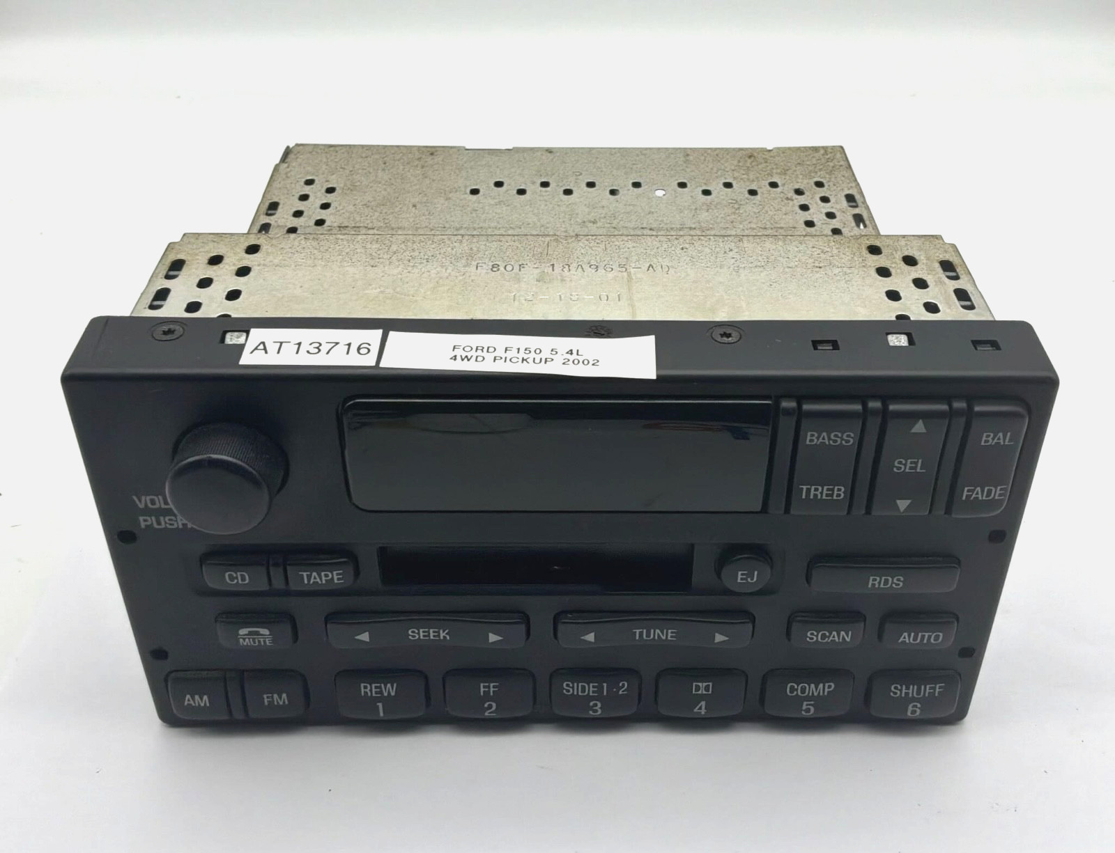 OEM 99-04 Ford F-150 Expedition AM FM Radio Receiver Cassette Tape Audio Player