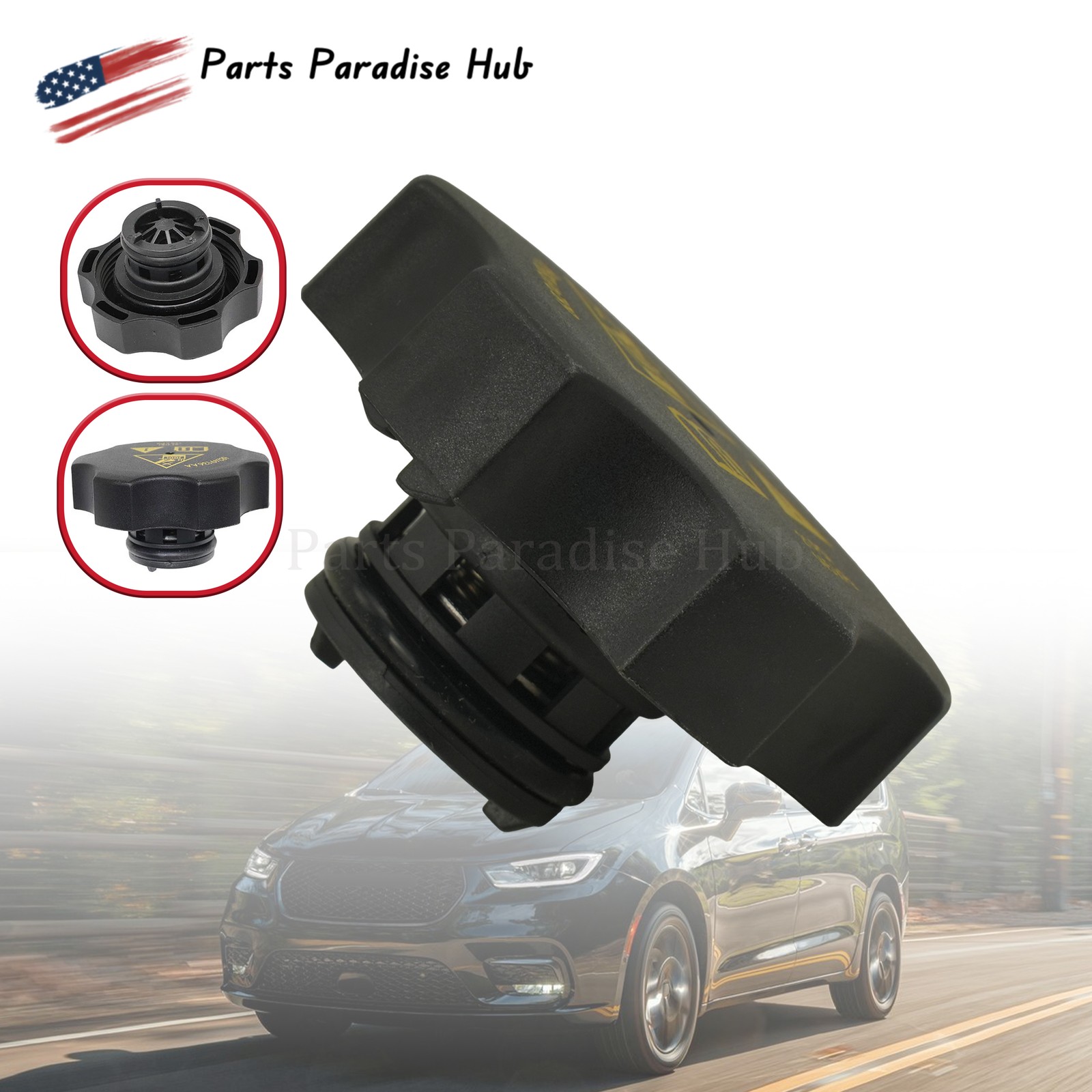 68442532AA For Chrysler Dodge Jeep Ram 2013-2021 Radiator Coolant Recovery Cap