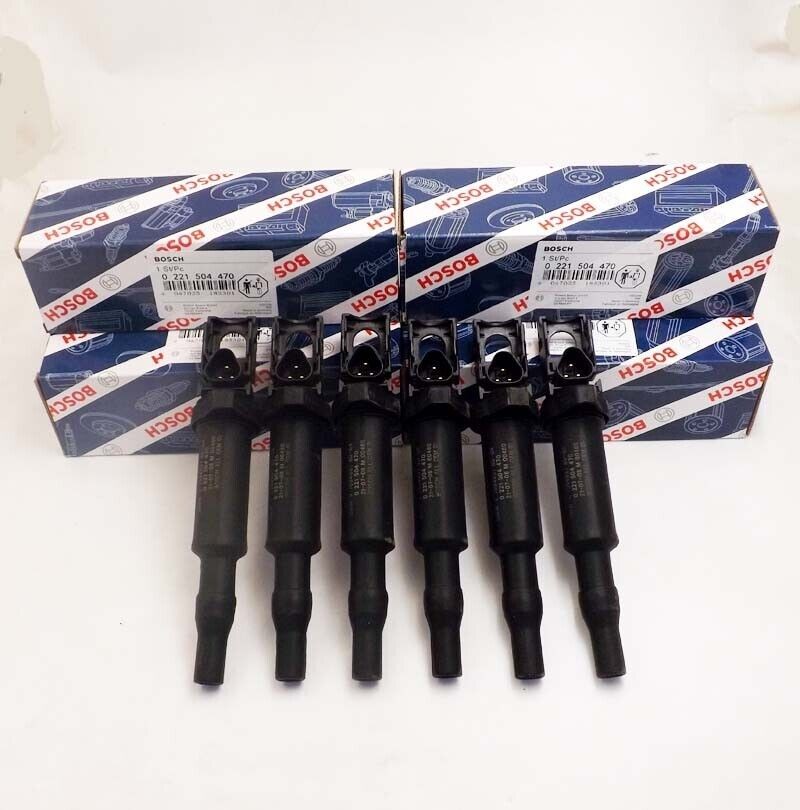 OEM 6pcs Ignition Coils 0221504470 For Bosch BMW 325i 328i 335 525 528 530 535