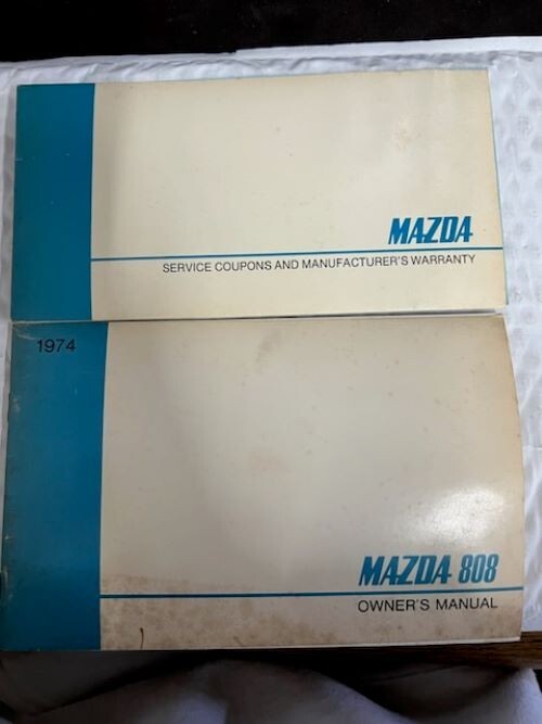 Mazda 808 Owner’s Manual/Mazda Manufacturer’s Warranty Manuals