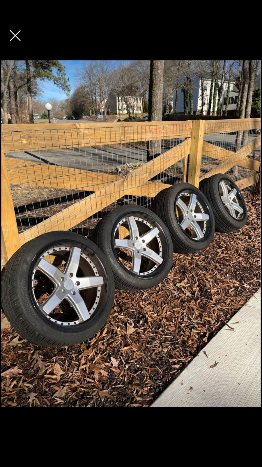 20 inch wheels XXR 5×114.5 with Nankang tires