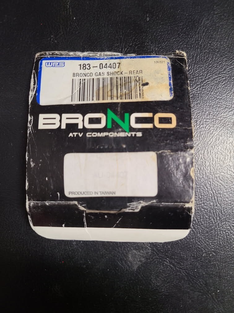 Bronco – ATV Gas Shock, New, open box 183-04407 AU-04407