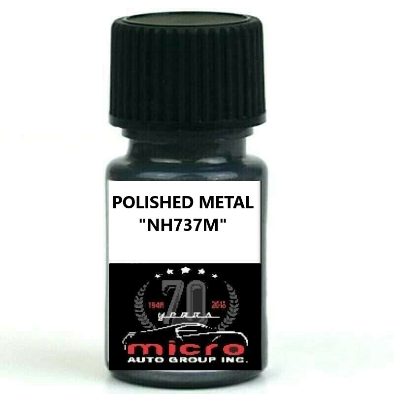 Touch up Paint Kit With Brush 2 Oz For Honda Polished Metal NH737M SHIPS TODAY
