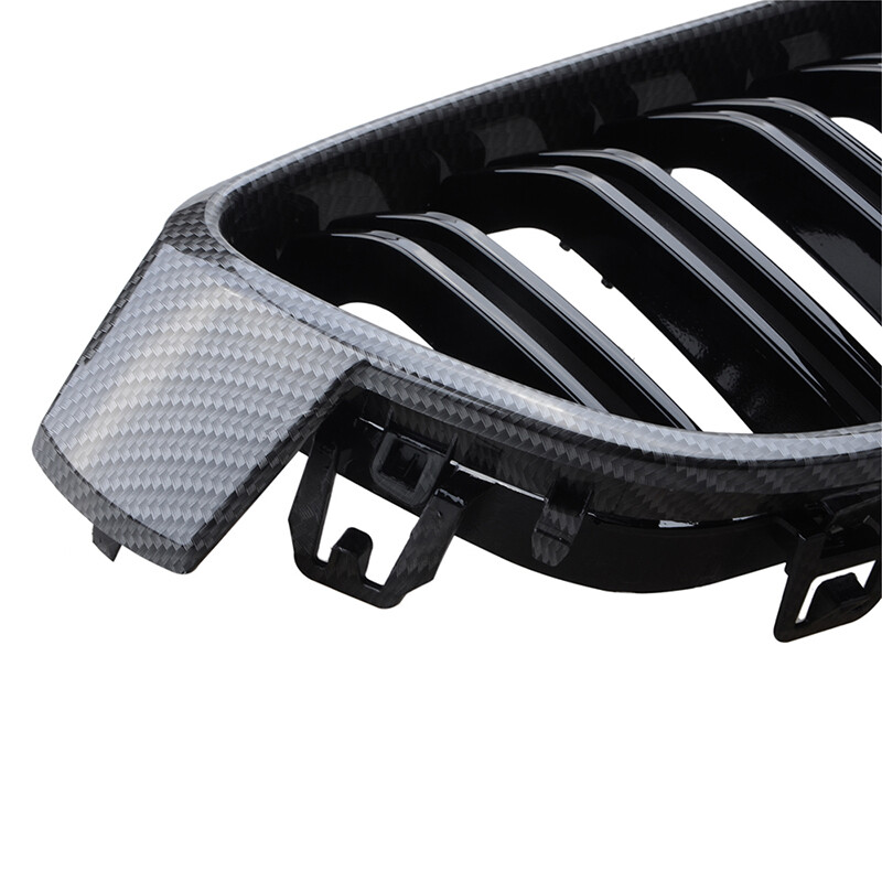 For BMW F30 F31 F35 320i 328i 330i 340i 2012-18 Carbon Look Front Kidney Grille