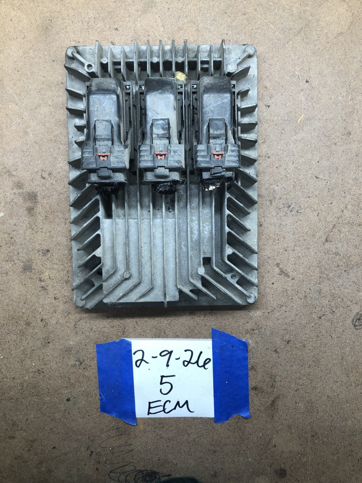 2013-2016 Cadillac Ats Engine Control Module Computer Ecm 12663374 Ab4G Plugs