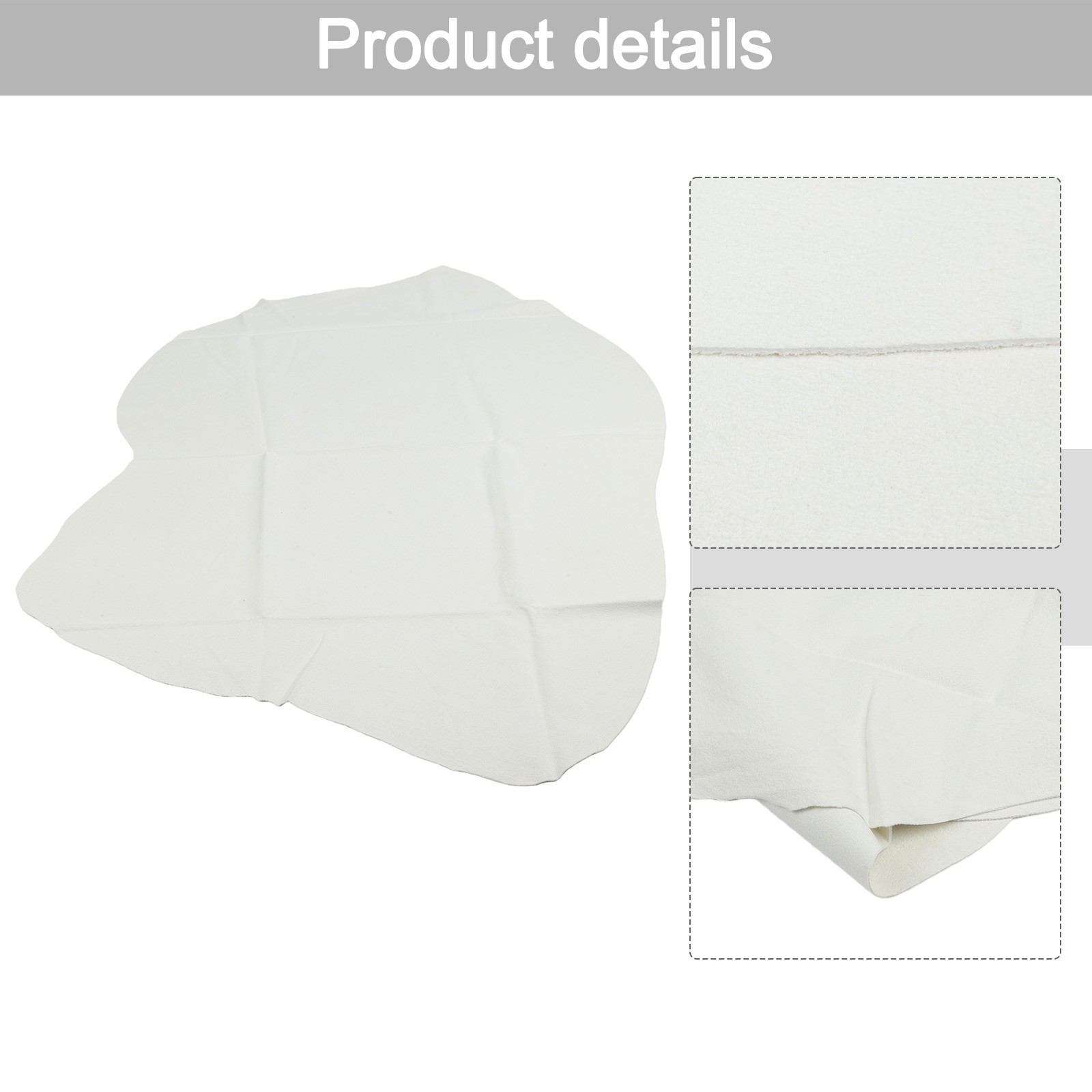 Car Washing Towel Chamois Leather Cloth 40*60cm Irregular Shape Useful
