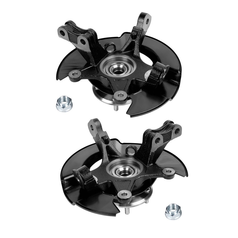 Front Left & Right Steering Knuckle & Wheel Hub Bearing Assembly for Honda Pilot