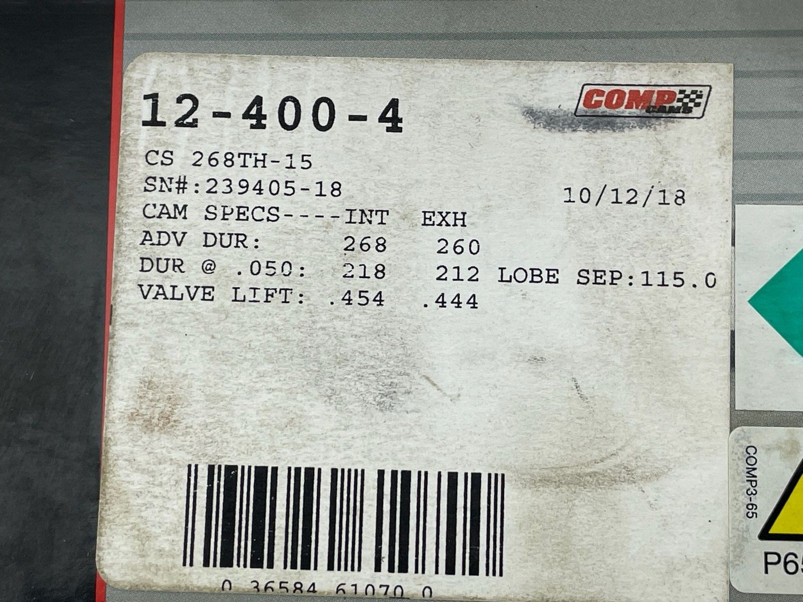 Comp Cams Camshaft & Pro Mag Hydraulic Lifters