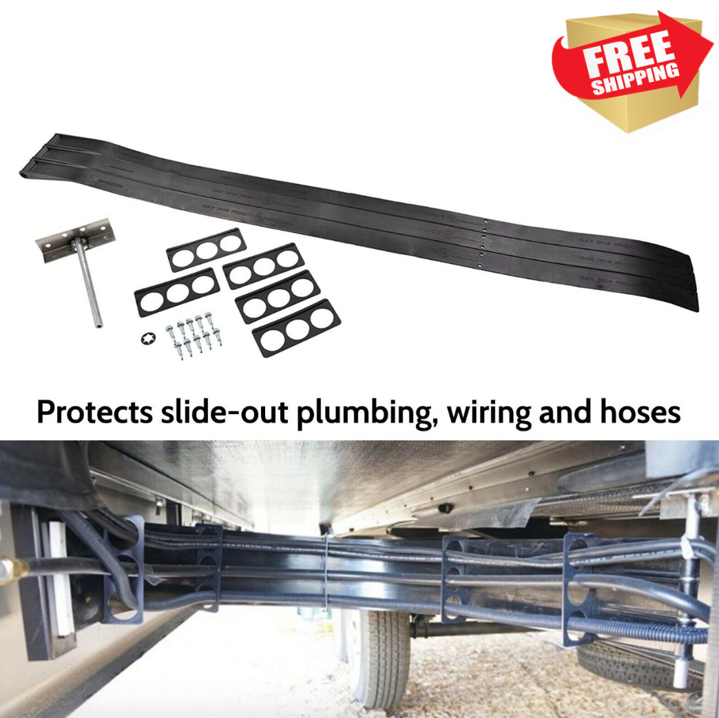 Flex Guard Triple Kit RV Plumbing Wiring Hose Extend/Retract Slide Out Protect