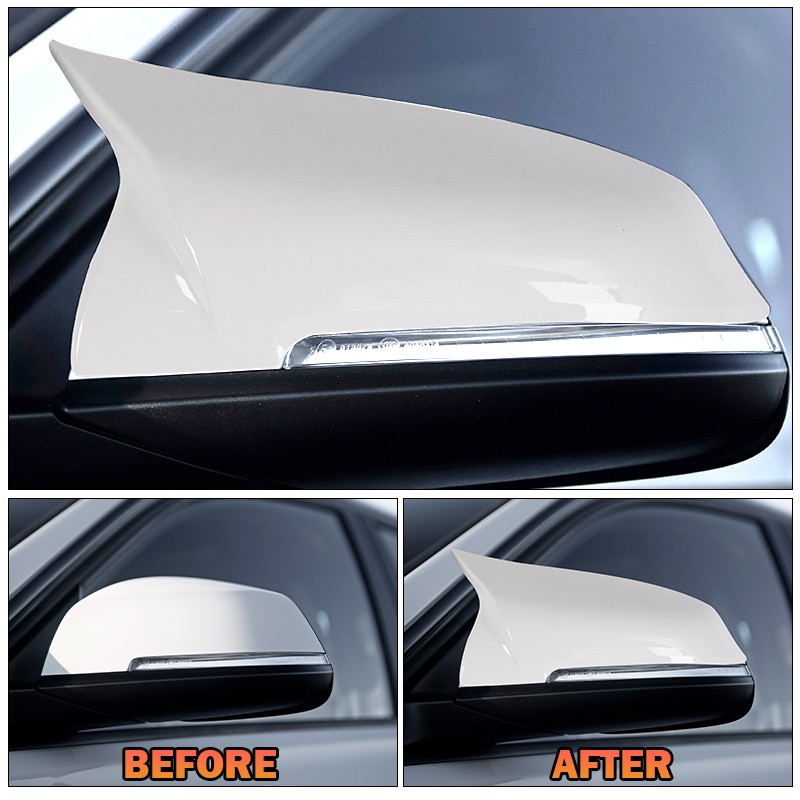 Alpine White 300 Side Mirror Cover Caps for BMW 3 Series F30 F31 F20 320i 328i