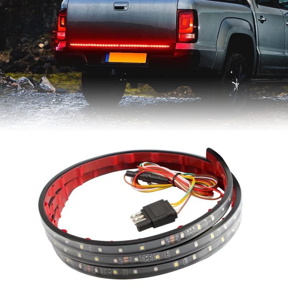 60″ LED Strip Tailgate Light Bar Reverse Brake Signal For Chevy Ford Dodge Truck