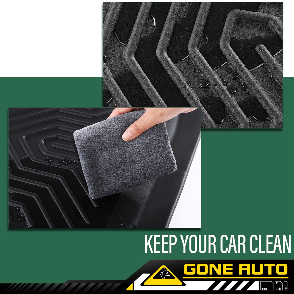 3Pcs TPE Floor Liner Fit For 2017-2020 Ford Fusion Floor Mats All-Weather