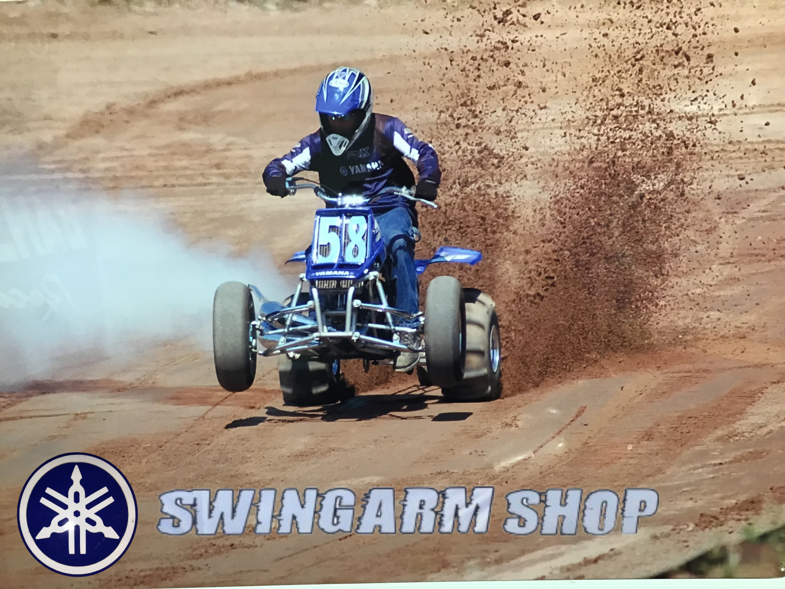 Minus -2 YAMAHA BANSHEE Round Housing Swingarm Oval Ice Mx TT Racing Atv