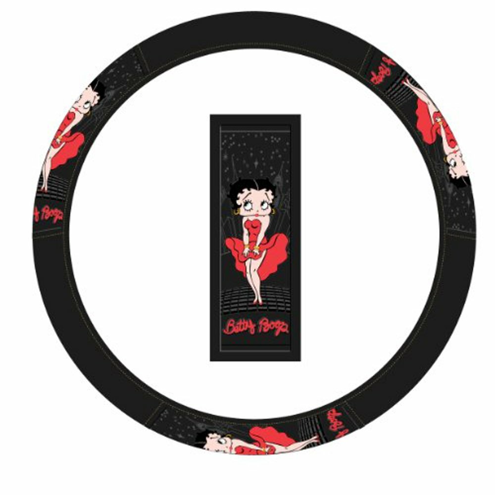 Fits Cars Trucks Suvs Vans Betty Boop Authentic Steering Wheel Cover ⭐️⭐️⭐️⭐️⭐️