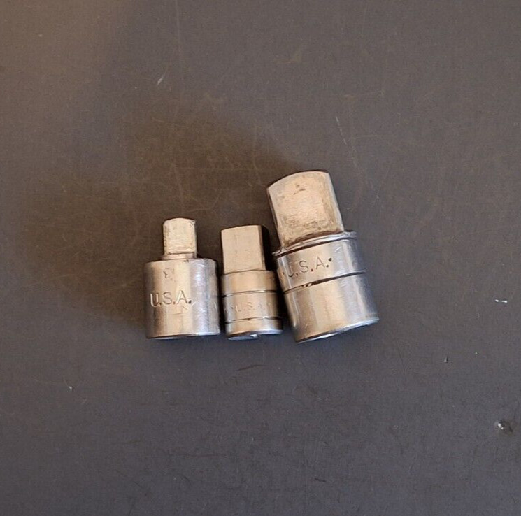 SK Tools 3pc Drive adapter set 3/8″F to 1/2″M, 1/2″F to 3/8″M and 1/2″F to 3/4″M