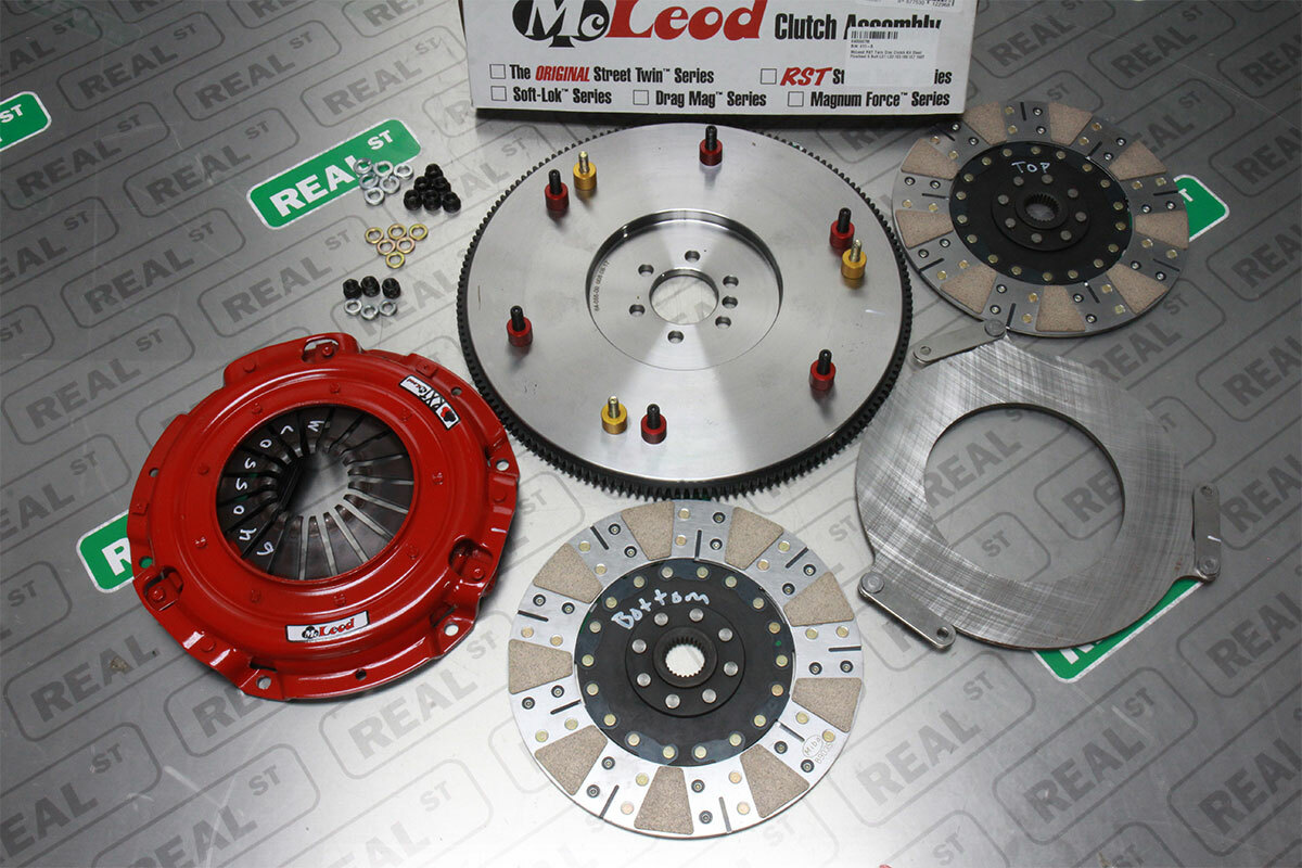 Mcleod RST Twin Disc Clutch Steel Flywheel 6 Bolt LS LS1 LS2 LS3 26 spline 168T