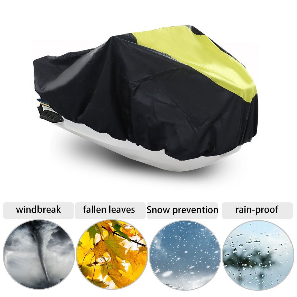 Waterproof 420D Trailerable Jet Ski Cover Marine Grade Heavy Duty Polyester PWC