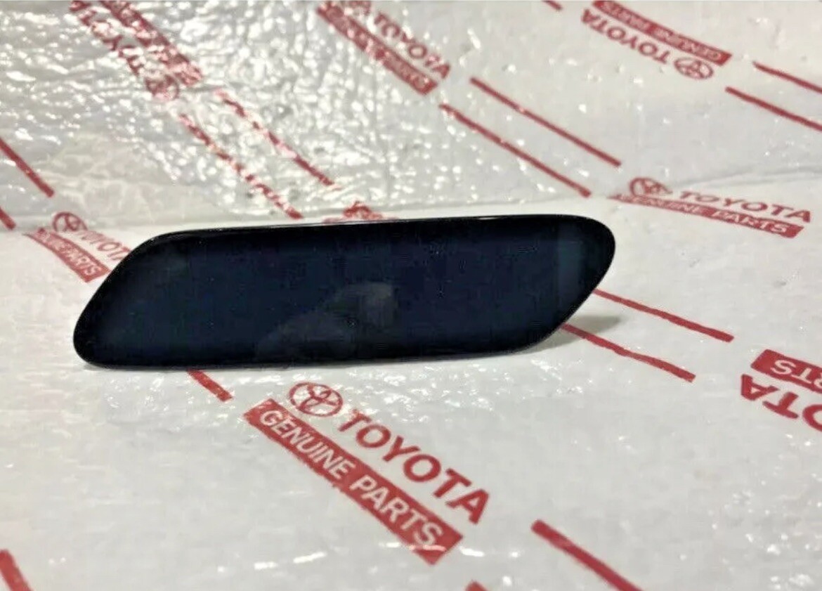 *NEW LEXUS RX350 BUMPER HEADLIGHT WASHER CAP COVER 2020-22 F-SPORT BLACK LH LEFT