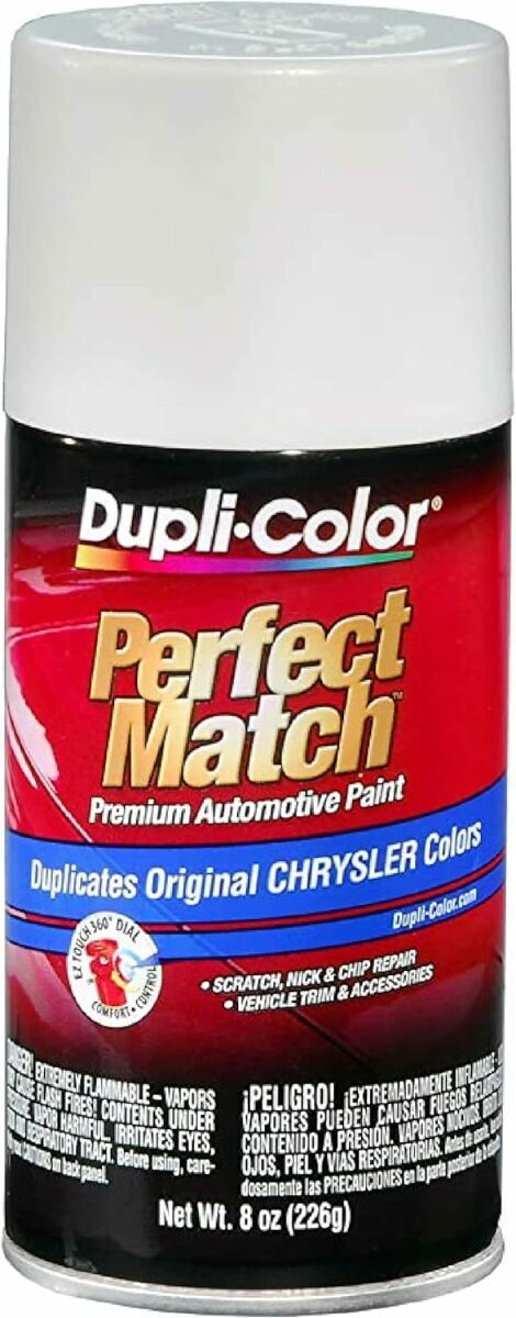 Dupli-Color EBCC03627 Perfect Match Automotive Spray Paint Chrysler Bright White