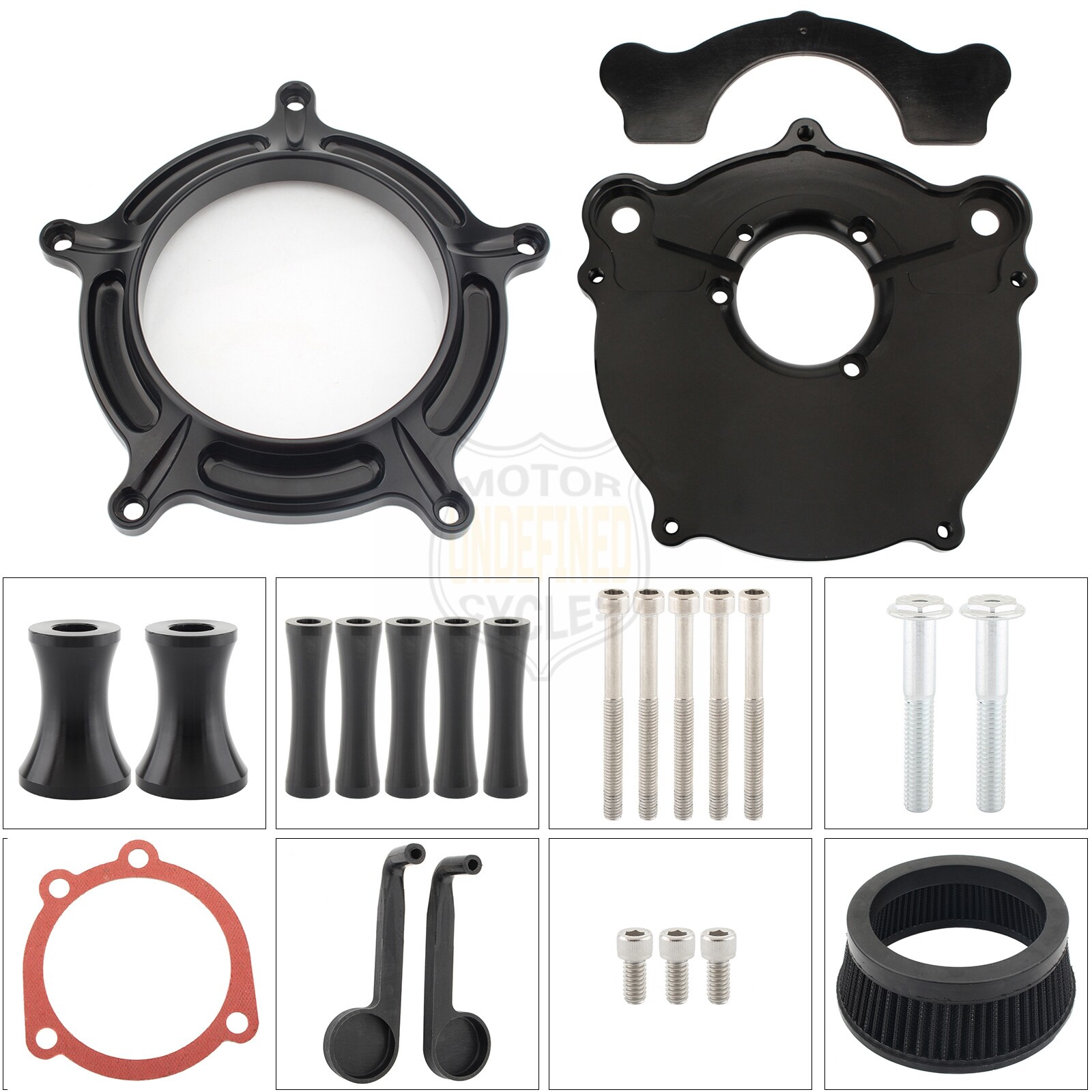 For Harley Air Cleaner Intake Filter Touring Street Glide Road King Softail Dyna