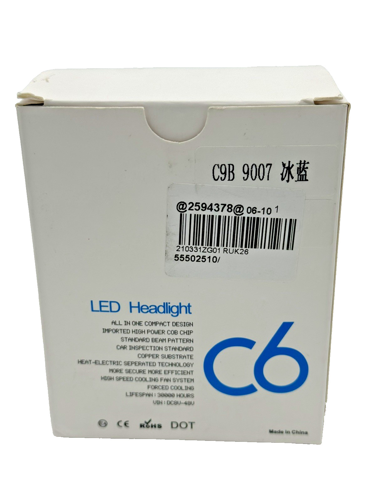 9007 C6 Auto Led Headlight (F) Led Conversion Kit All in One Design Set of 2 New
