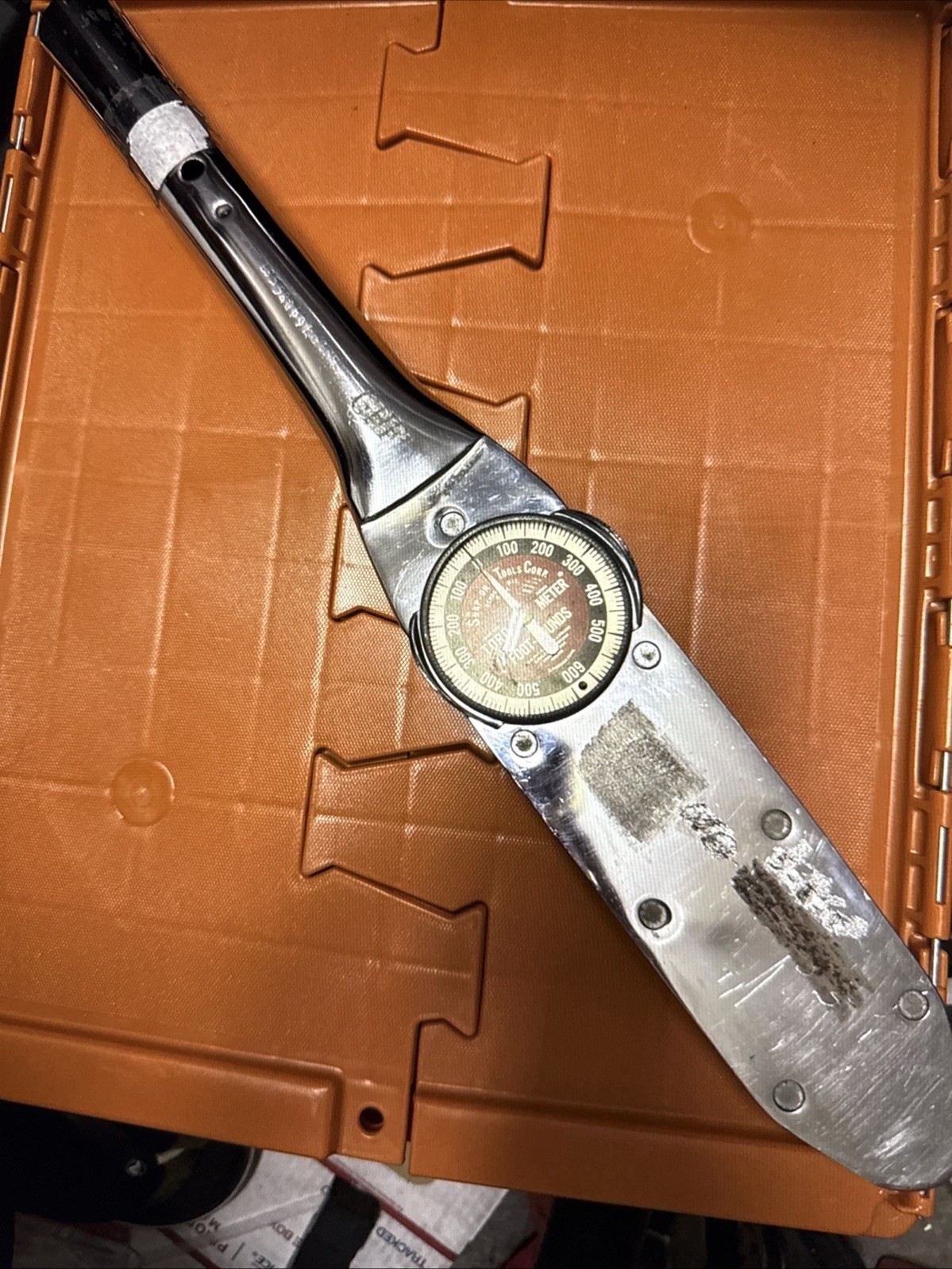 Snap On 3/4” Drive Torque Wrench 600 Ft/Lb Dial Type Torqometer