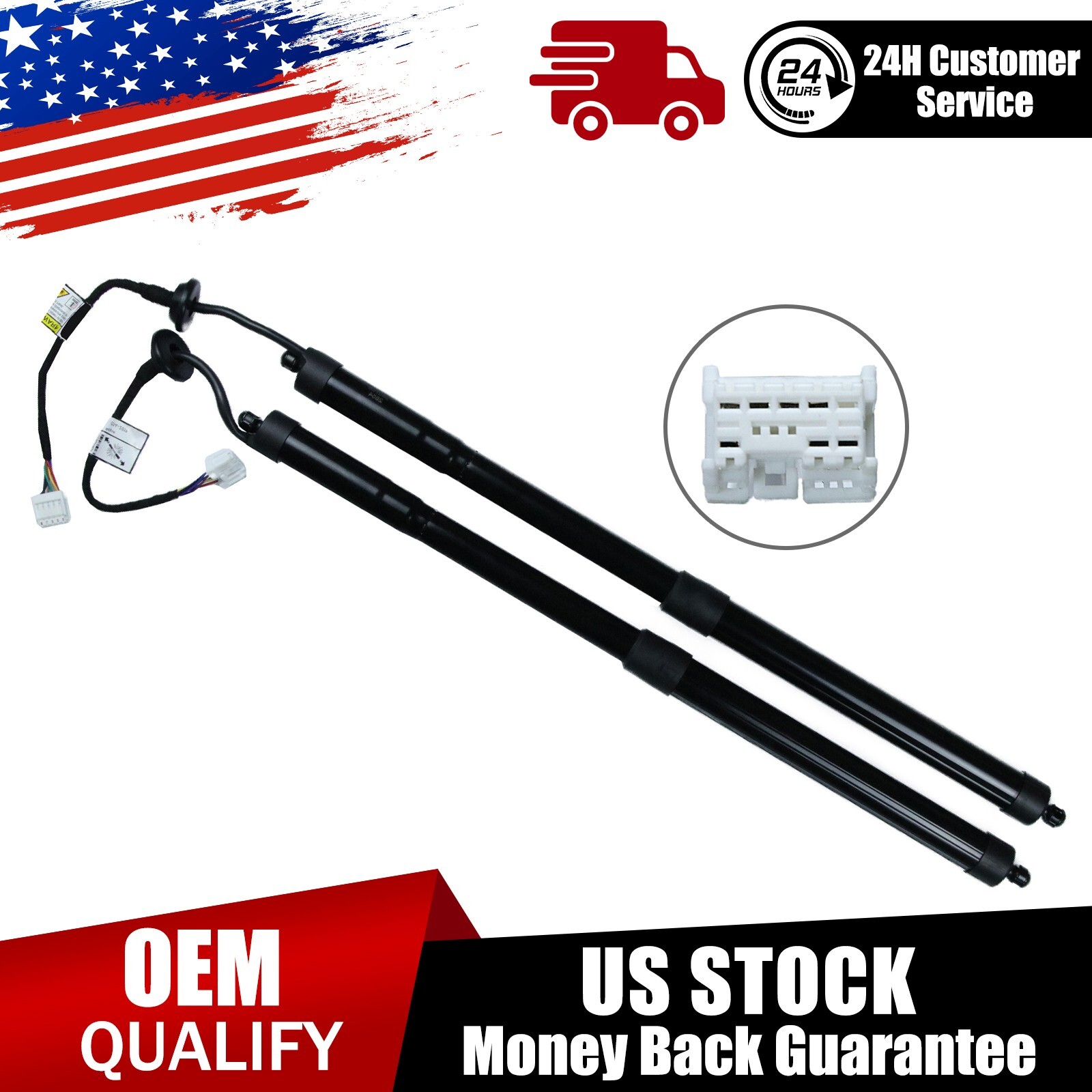 Fit For 2014-2019 Nissan Rogue S SL SV 2Pcs Electric Tailgate Struts 905614BA4A