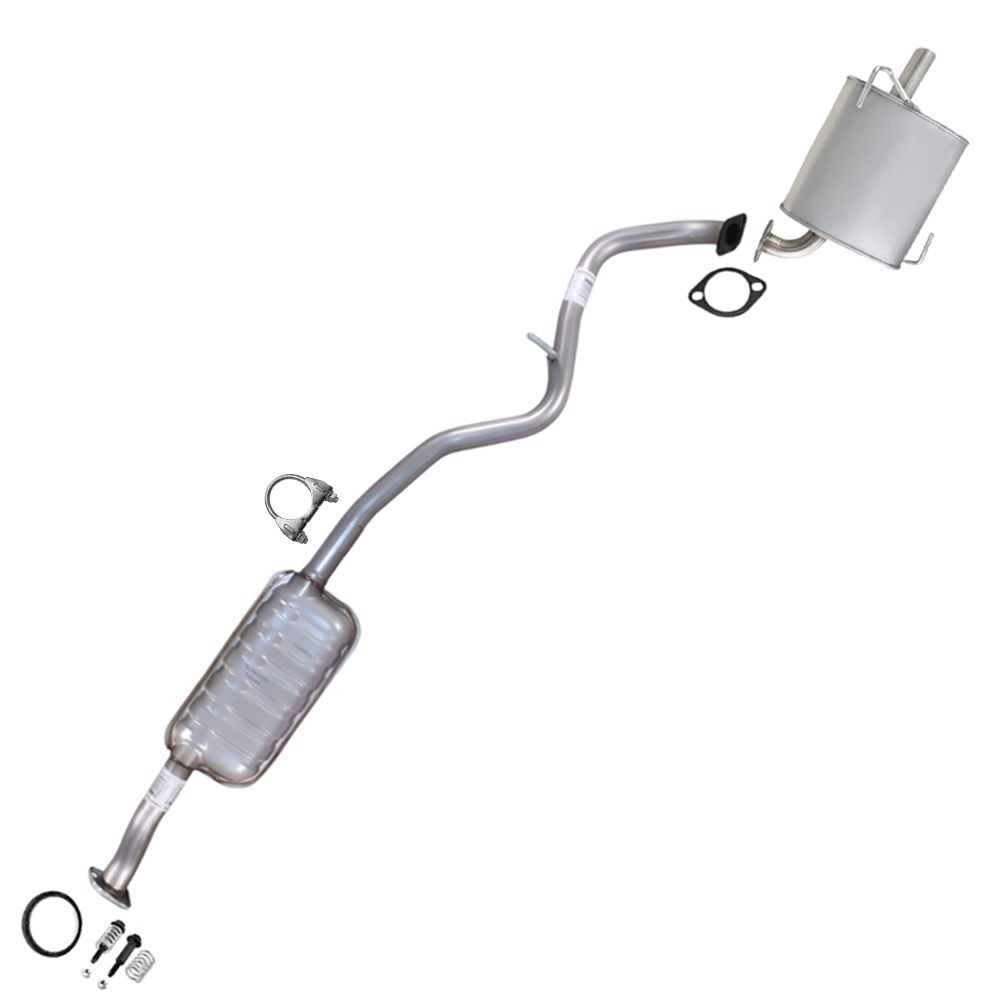 Stainless Steel Resonator Muffler Exhaust Kit fits: 2010-2015 Subaru Legacy 2.5L